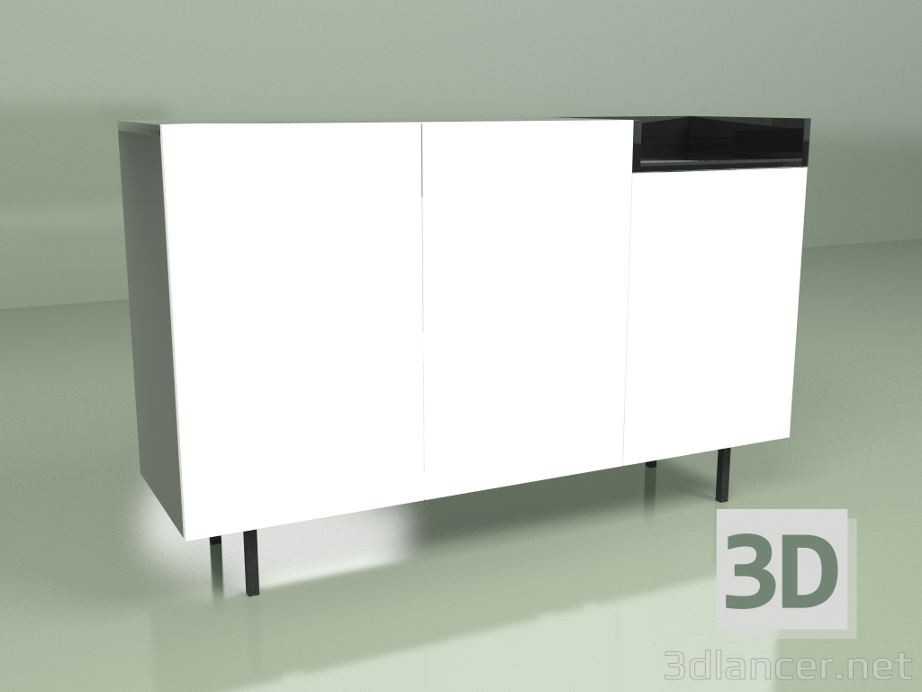 modello 3D Cassettiera TSD5 02 - anteprima