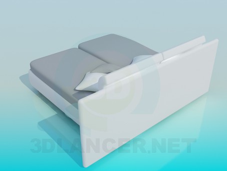 3d model Bed - preview 3d model Bed - preview