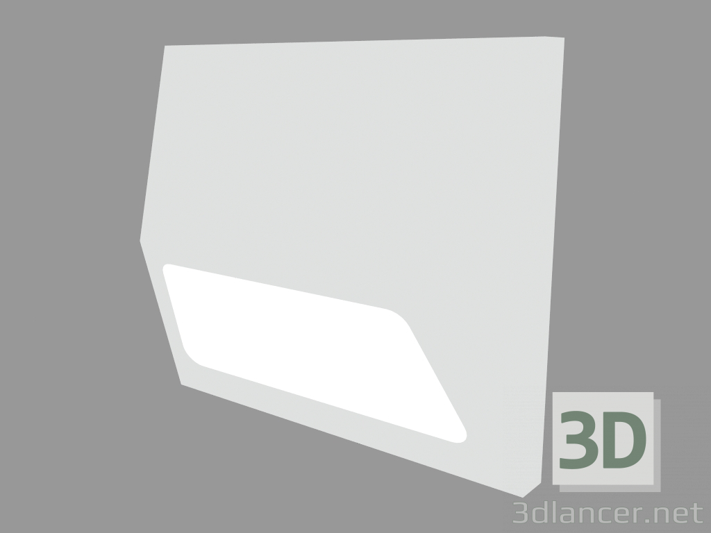 modèle 3D Luminaire encastrable au mur STRIP SQUARE (S4659) - preview