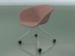 Chair 4237 (4 castors, with upholstery f-1221-c0614)