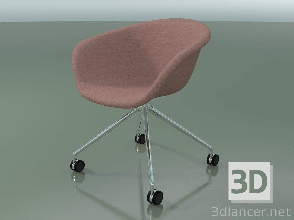 Modelo 3d Cadeira 4237 (4 rodízios, com estofamento f-1221-c0614) - preview
