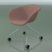 3d model Chair 4237 (4 castors, with upholstery f-1221-c0614) - preview