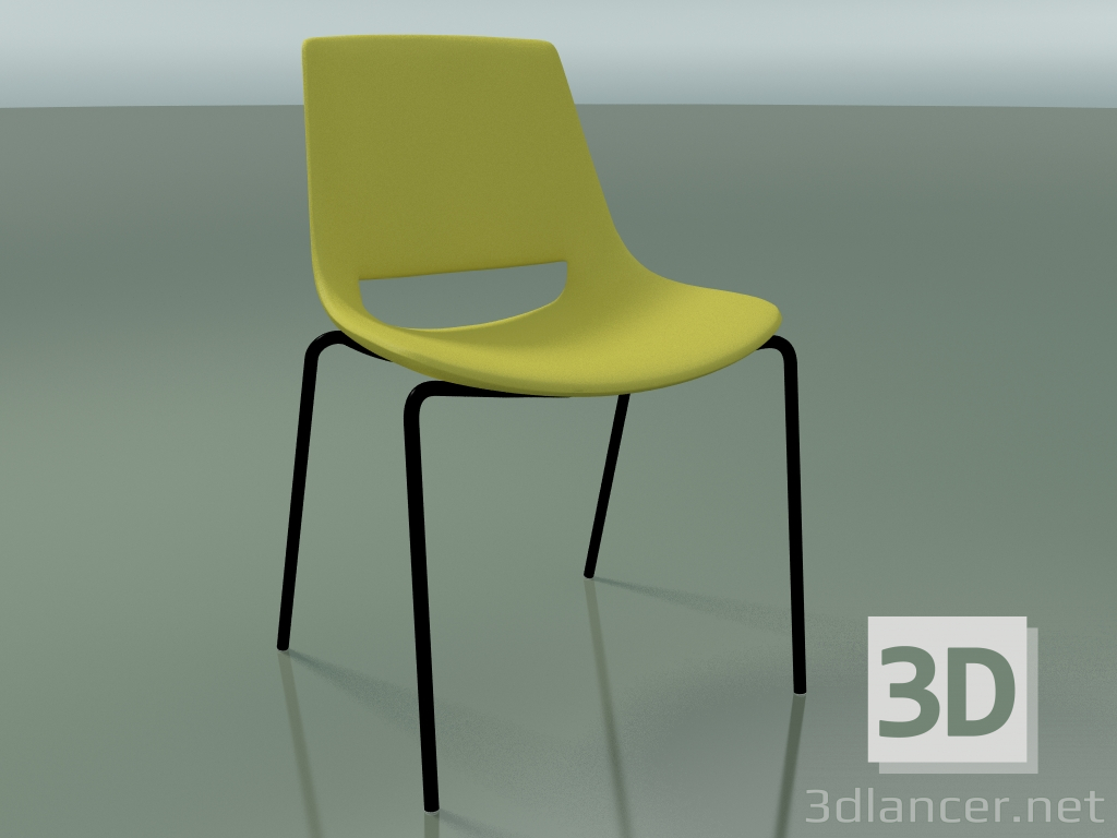 modello 3D Sedia 1202 (4 gambe, impilabile, polietilene, V39) - anteprima
