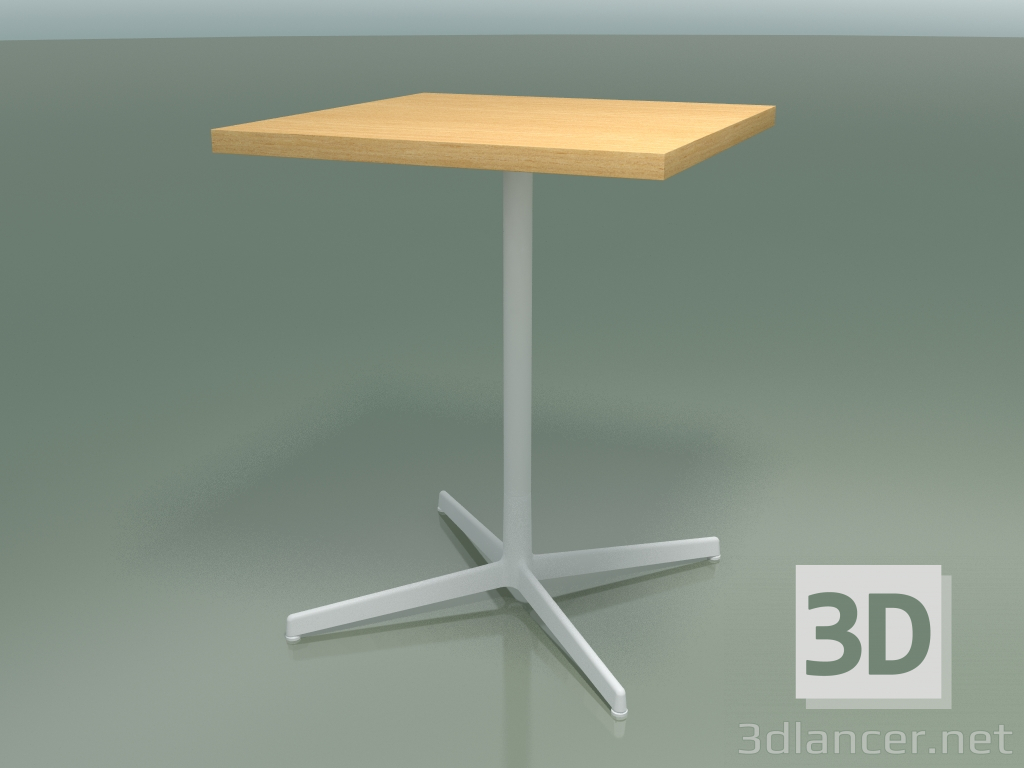 3d model Square table 5564 (H 74 - 60x60 cm, Natural oak, V12) - preview
