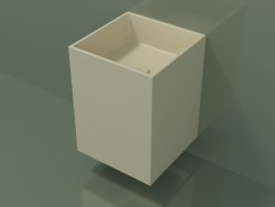Wall-mounted washbasin (02UN13101, Bone C39, L 36, P 36, H 48 cm)