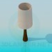 3d model Narrow table stand lamp - preview