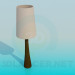 modèle 3D Lampe de stand de table étroite - preview
