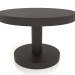 3 डी मॉडल कॉफी टेबल JT 022 (D=600x400, वुड ब्राउन डार्क) - पूर्वावलोकन