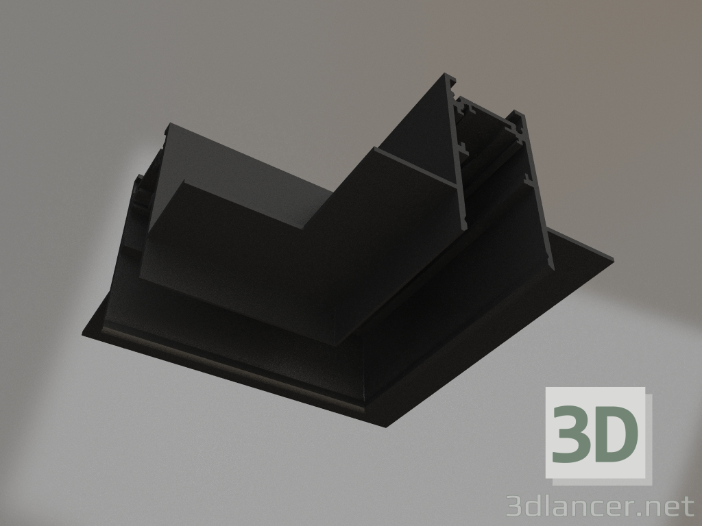 modèle 3D Connecteur d'angle MAG-ORIENT-CON-2652-FDW-L90 (BK) - preview
