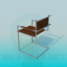 3D Modell Metall-Stuhl - Vorschau