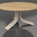 modèle 3D Table basse Ø80 (Sable, bois Iroko) - preview