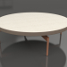 modèle 3D Table basse ronde Ø120 (Bronze, DEKTON Danae) - preview