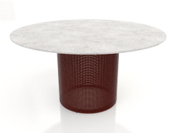 Dining table Ø140 (Wine red)