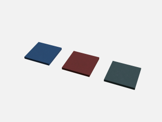 Rubber tiles 500x500x40