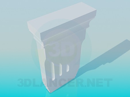 3d model Element of the cornice - preview