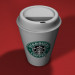 Modelo 3d Xícara de café de Starbucks - preview