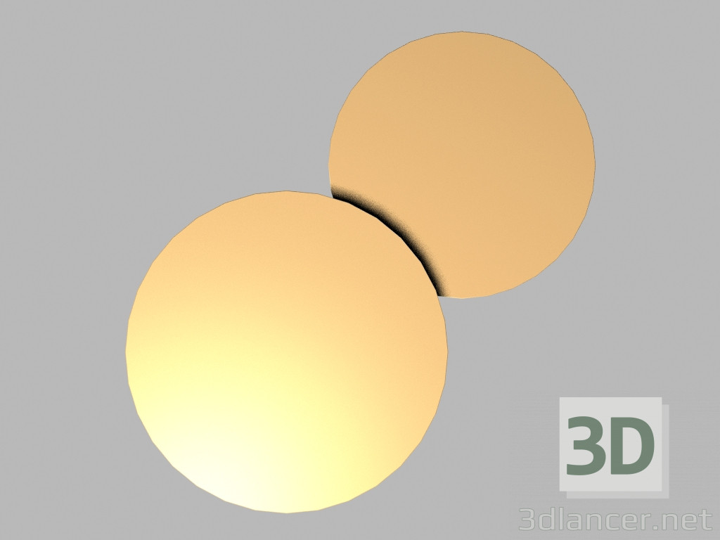 3d model Wall-mounted luminaire 5464 - preview