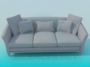Sofa with three sections
