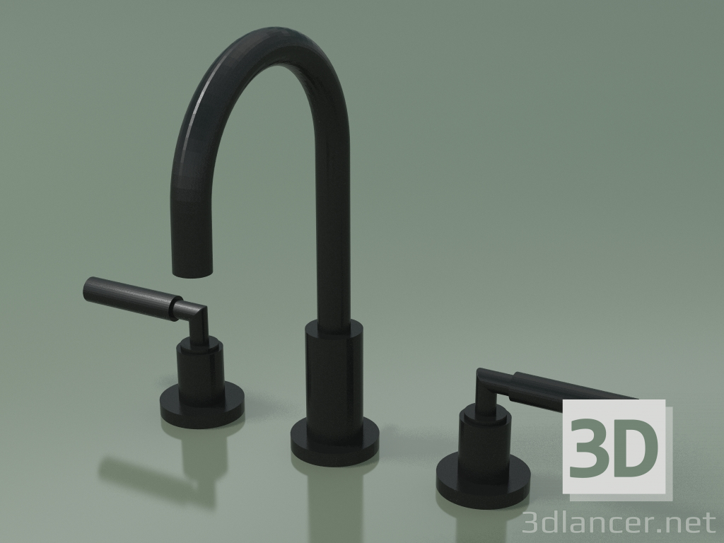 3d model Mixer with two handles and three mounting holes (20 710 882-330010) - preview
