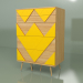 3D modeli Şifonyer Big Woo (hardal sarısı, açık kaplama) - önizleme