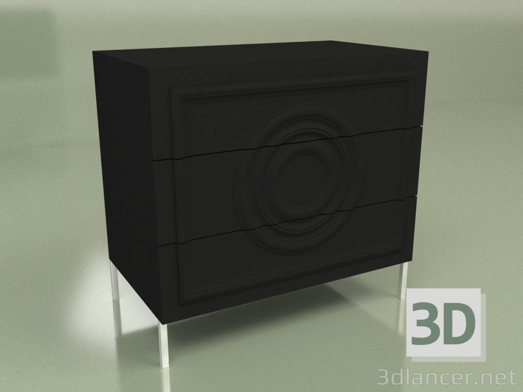modello 3D Cassettiera TSR1-01 - anteprima