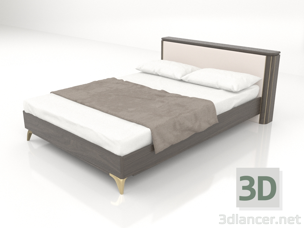 3d модель Кровать двуспальная 1600х2000 – превью