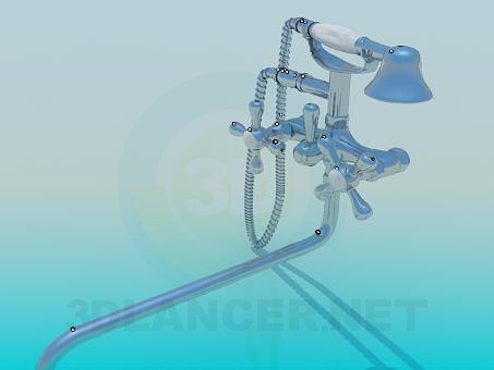 3d model Faucet in the bathroom - preview 3d model Faucet in the bathroom - preview