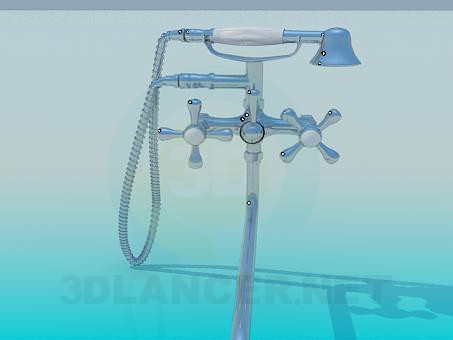 3d model Faucet in the bathroom - preview 3d model Faucet in the bathroom - preview