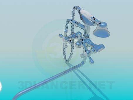 3d model Faucet in the bathroom - preview 3d model Faucet in the bathroom - preview