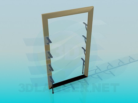 3d model Bookcase - preview 3d model Bookcase - preview