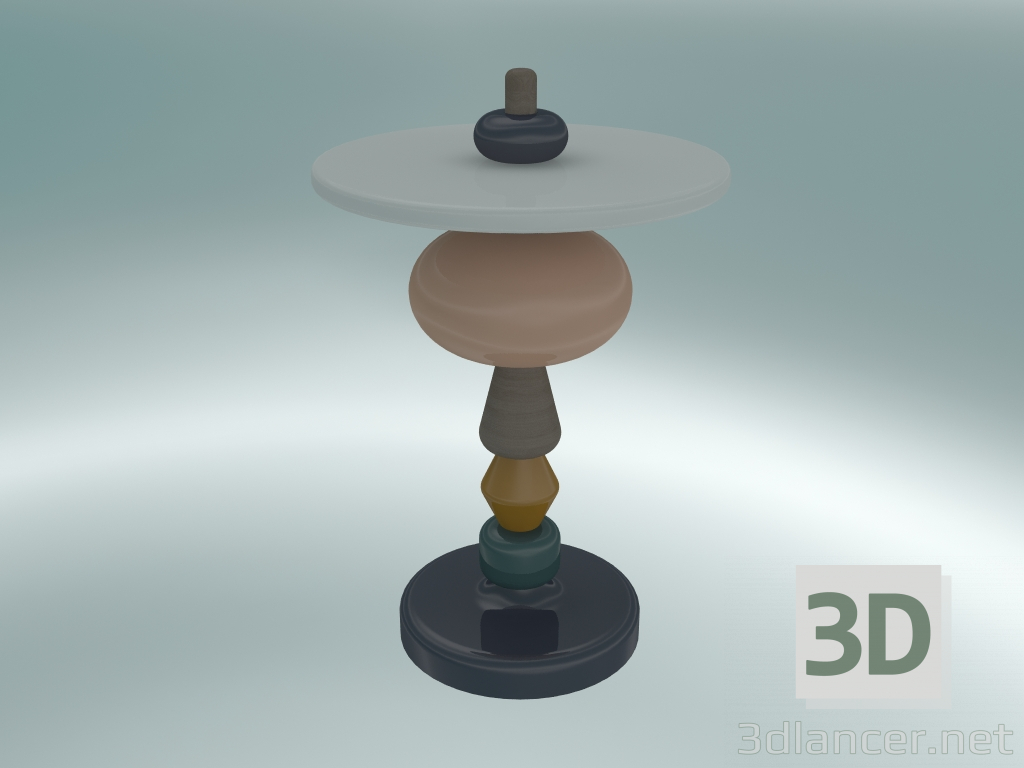 3d model Mesa decorativa Shuffle (MH1, Ø45cm, H 69cm, Spectrum) - vista previa