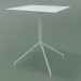 modèle 3D Table carrée 5740 (H 72,5 - 59x59 cm, étalée, Blanc, V12) - preview