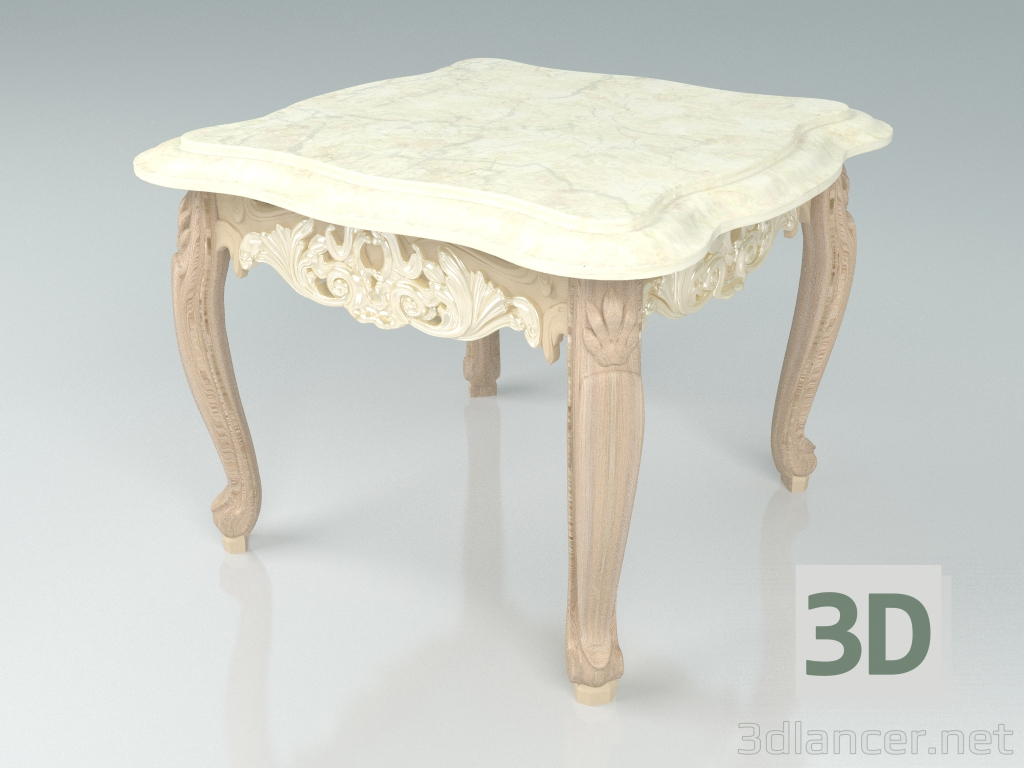 3d модель Квадратный столик (арт. 12624) – превью