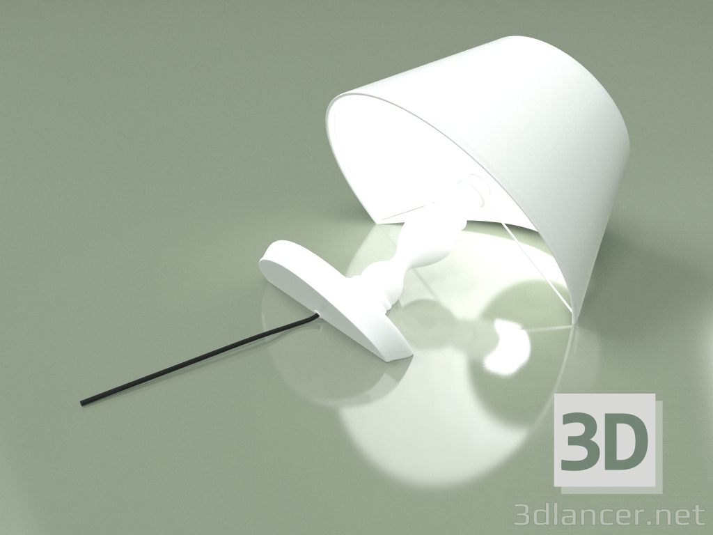 modello 3D Lampada da tavolo Titanic (bianco) - anteprima