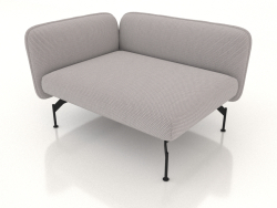 1,5-Sitzer-Sofamodul mit Armlehne links