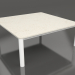 modello 3D Tavolino 94×94 (Bianco, DEKTON Danae) - anteprima