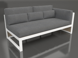Modular sofa, section 1 right, high back (White)