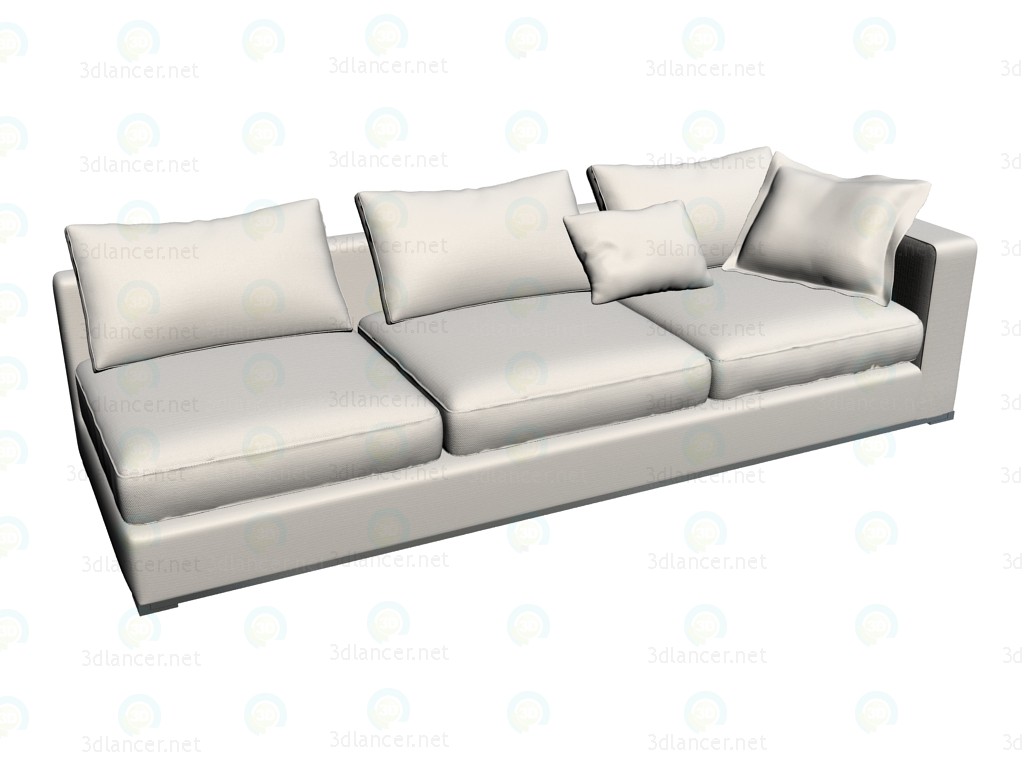 3D Modell Sofa-Einheit (Abschnitt) 2414DX - Vorschau