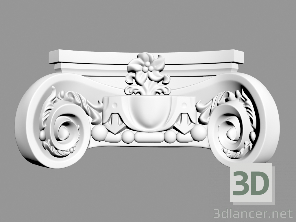 modello 3D La capitale (Sh22) - anteprima