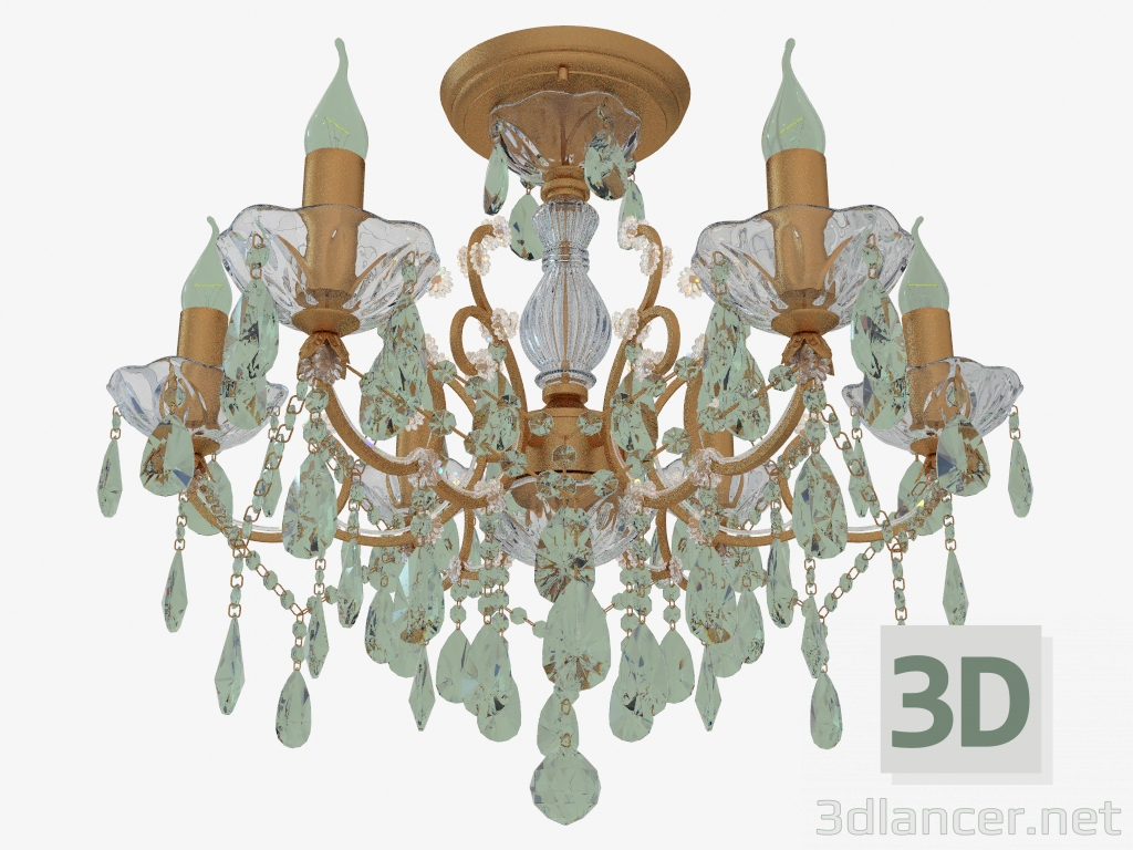modèle 3D Lustre SEVILLA (DIA004-06-G) - preview