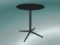 Table MISTER X (9505-01 (Ø60cm), H 73cm, black, black)