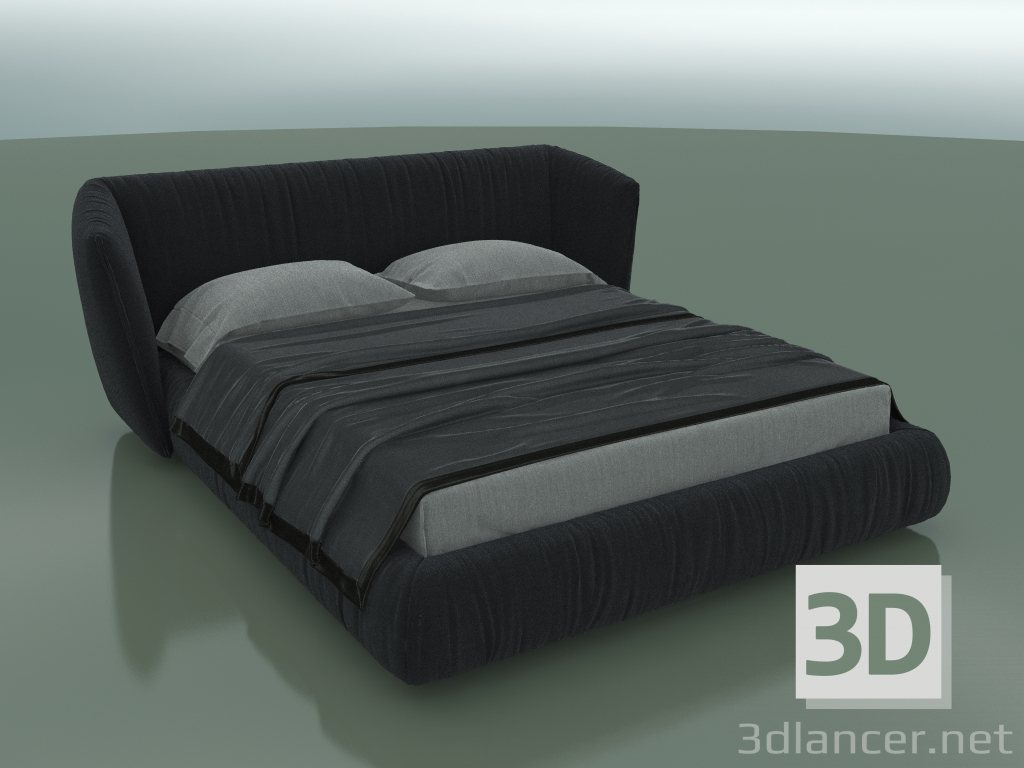 3D Modell Doppelbett Zu Nacht unter der Matratze 1600 x 2000 (2200 x 2230 x 950, 220TN-223) - Vorschau