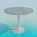 3d модель Круглий столик для кафе – превью