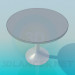 modèle 3D Table ronde café - preview