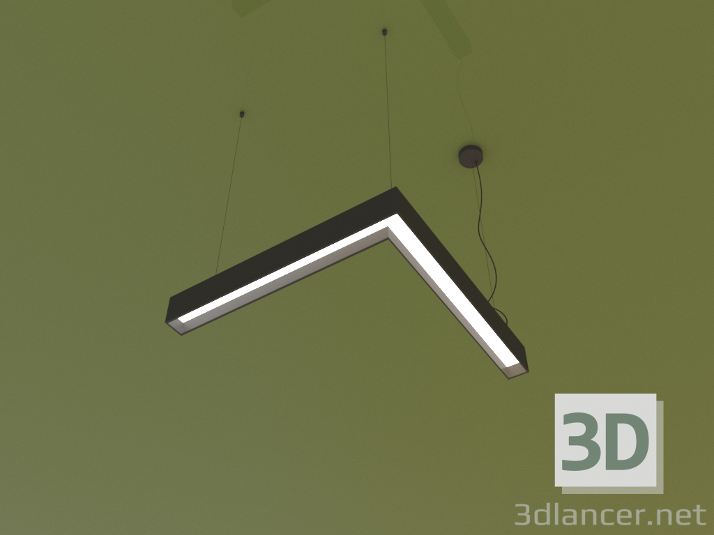 3d model Lighting fixture ANGLE (550x550 mm) - preview
