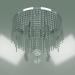 modello 3D Lampadario a soffitto 10083-6 (Strotskis in cristallo cromo-trasparente) - anteprima