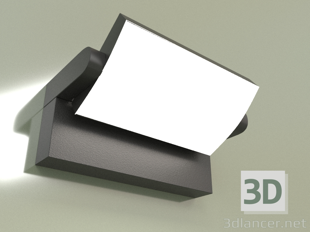 3D modeli Duvar lambası LOKI 4000K BK 17004 - önizleme