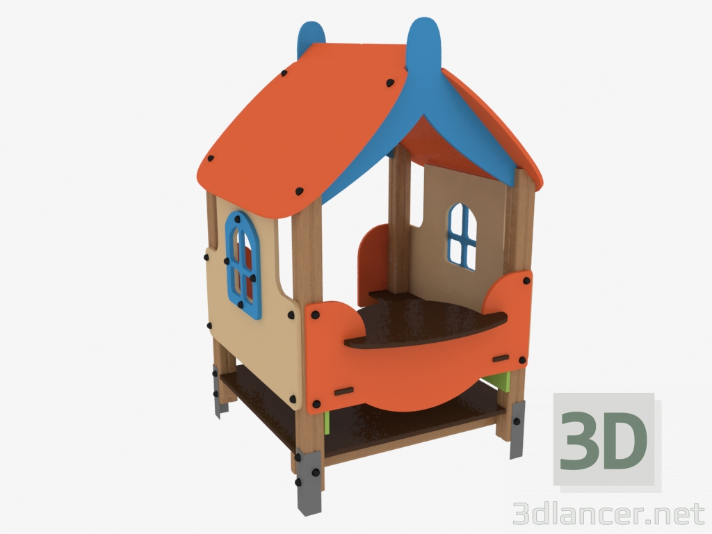 3 डी मॉडल बच्चों का खेल घर (V5009) - पूर्वावलोकन