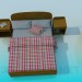 3d модель Мебель для спальной комнаты – превью