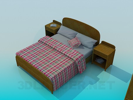 3d model Furniture for bedroom - preview 3d model Furniture for bedroom - preview